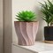 Hello Honey Stoneware Swirled Planter in Reactive Glaze, Purple